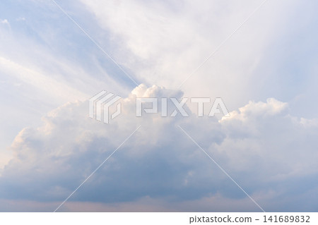 Summer sky on a scorching hot afternoon Summer sky on a scorching hot afternoon 141689832