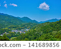 View to the northwest from Nanasawa Hill in Nanasawa Forest Park, Atsugi City, Kanagawa Prefecture (including the city, Mt. Bukka, Mt. Henmuro, etc.) 141689856