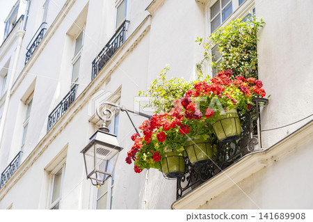 A beautiful street corner in Paris, France A beautiful street corner in Paris, France 141689908