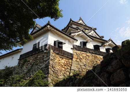 This is the main tower of Hikone Castle, a national treasure. This is the main tower of Hikone Castle, a national treasure. 141691050