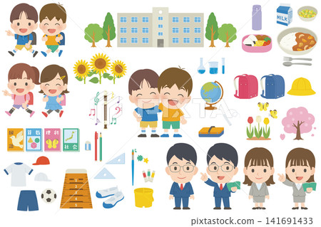 小學學生插圖集 小學學生插圖集 141691433