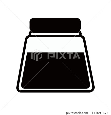 Ink bottle icon vector Ink bottle icon vector 141691675