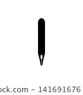 Round pen nib icon vector 141691676