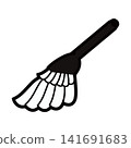 Feather duster icon vector 141691683
