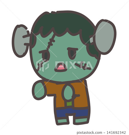 綠色怪獸萬聖節服裝 綠色怪獸萬聖節服裝 141692342