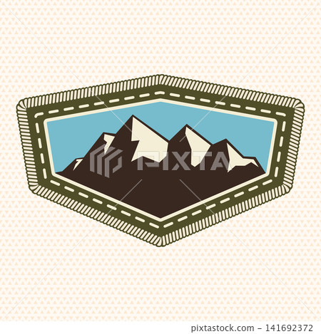 Vintage Mountain Merit Badge Vector, Retro Scout Camping Embroidery Patch, Outdoor Adventure Achievement Emblem for Apparel, Stickers, Uniforms and Wilderness Designs Vintage Mountain Merit Badge Vector, Retro Scout Camping Embroidery Patch, Outdoor Adventure Achievement Emblem for Apparel, Stickers, Uniforms and Wilderness Designs 141692372