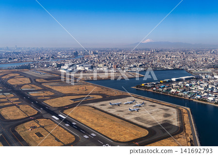 Aerial photograph from above Haneda Airport Aerial photograph from above Haneda Airport 141692793