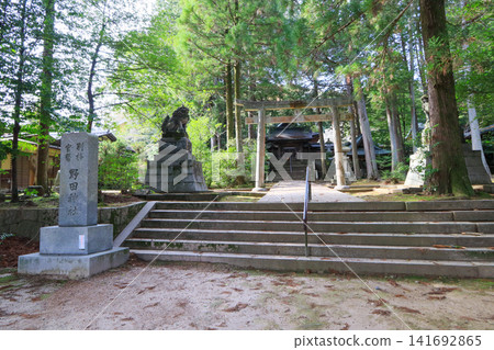 山口市天華市野田神社及鳥居入口 山口市天華市野田神社及鳥居入口 141692865