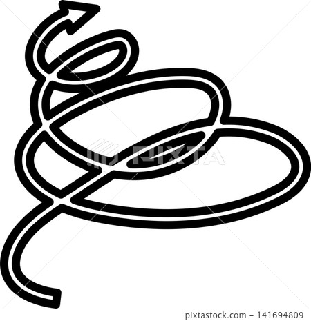 Arrows bold line. Freehand style, direction, cursor Arrows bold line. Freehand style, direction, cursor 141694809