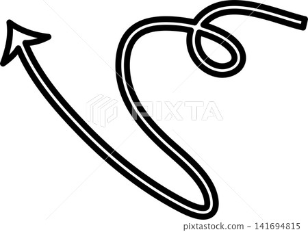 Arrows bold line. Freehand style, direction, cursor Arrows bold line. Freehand style, direction, cursor 141694815