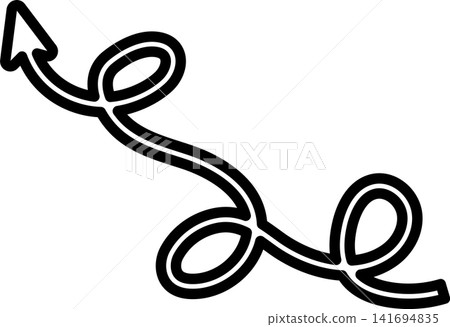 Arrows bold line. Freehand style, direction, cursor Arrows bold line. Freehand style, direction, cursor 141694835