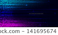 Advanced technology background featuring glowing blue light beams. 141695674