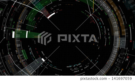 A futuristic circular design for the flow of data in cyberspace. A futuristic circular design for the flow of data in cyberspace. 141697059