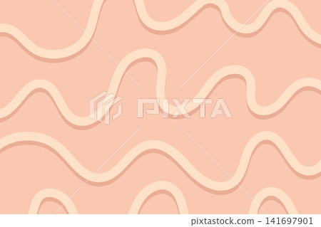 Abstract horizontal background with wavy lines. Trendy vector illustration for web banner, cover, wallpaper, social media design, poster, greeting card and more Abstract horizontal background with wavy lines. Trendy vector illustration for web banner, cover, wallpaper, social media design, poster, greeting card and more 141697901