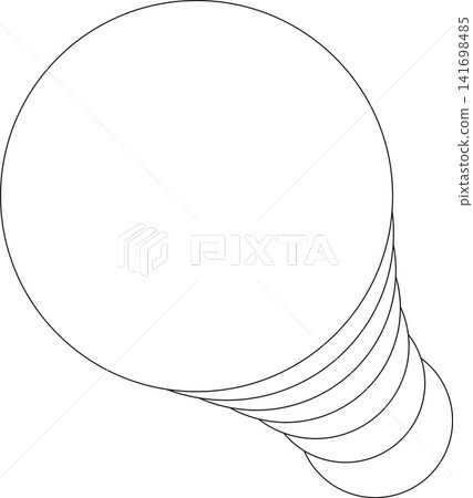 Circle white overlapping frame blend flowing. Technology design Circle white overlapping frame blend flowing. Technology design 141698485