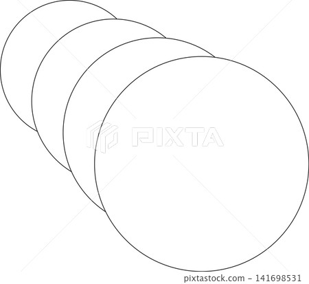 Circle white overlapping frame blend flowing. Technology design Circle white overlapping frame blend flowing. Technology design 141698531
