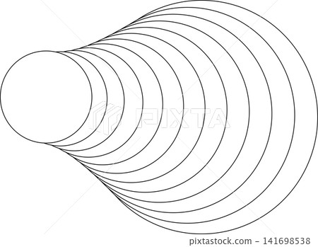 Circle white overlapping frame blend flowing. Technology design Circle white overlapping frame blend flowing. Technology design 141698538