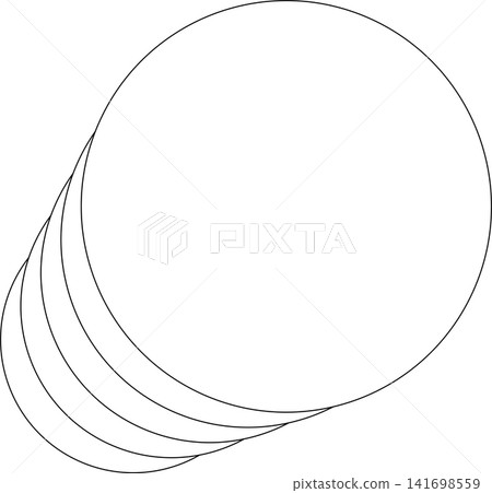 Circle white overlapping frame blend flowing. Technology design Circle white overlapping frame blend flowing. Technology design 141698559