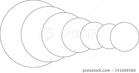 Circle white overlapping frame blend flowing. Technology design Circle white overlapping frame blend flowing. Technology design 141698560