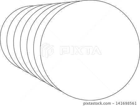 Circle white overlapping frame blend flowing. Technology design Circle white overlapping frame blend flowing. Technology design 141698561