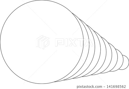 Circle white overlapping frame blend flowing. Technology design Circle white overlapping frame blend flowing. Technology design 141698562