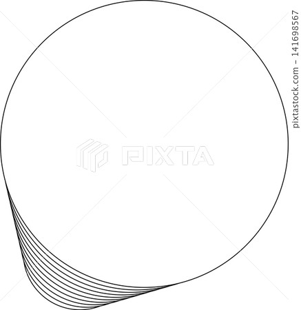 Circle white overlapping frame blend flowing. Technology design Circle white overlapping frame blend flowing. Technology design 141698567
