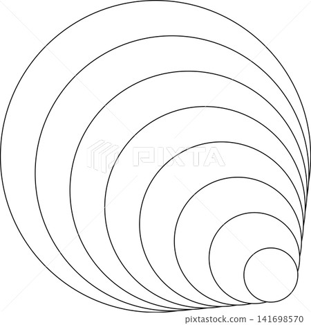 Circle white overlapping frame blend flowing. Technology design Circle white overlapping frame blend flowing. Technology design 141698570