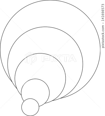 Circle white overlapping frame blend flowing. Technology design Circle white overlapping frame blend flowing. Technology design 141698573