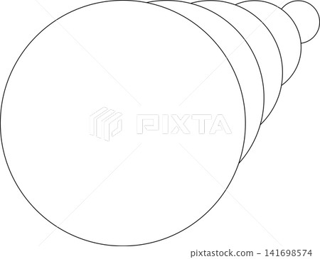 Circle white overlapping frame blend flowing. Technology design Circle white overlapping frame blend flowing. Technology design 141698574