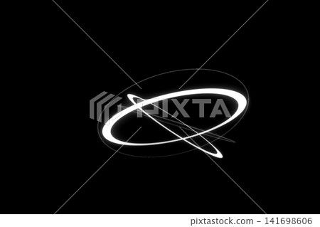 The futuristic circular movement traced by lines of light The futuristic circular movement traced by lines of light 141698606
