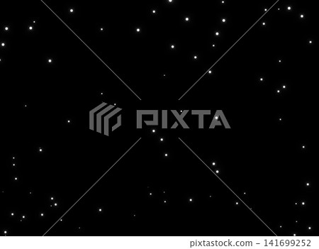 CG of scattered particles of light against a black background CG of scattered particles of light against a black background 141699252