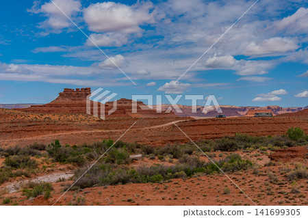 The majestic mesas and red rock formations of Canyolands National Park (Moab, Utah) 141699305