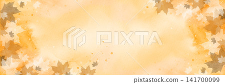 Watercolor autumn background Watercolor autumn background 141700099