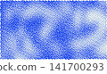 Blue halftone dot pattern background with abstract gradient texture for creative design 141700293