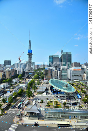 愛知縣：名古屋市容 - 榮地區 - 電視塔和綠洲 21 141700477