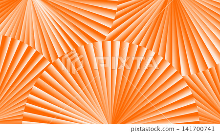 Abstract orange geometric background with layered radial fans, folded paper shapes, luminous gradients, white highlights, expanding rays, dimensional depth, and dynamic overlapping patterns Abstract orange geometric background with layered radial fans, folded paper shapes, luminous gradients, white highlights, expanding rays, dimensional depth, and dynamic overlapping patterns 141700741