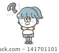 一幅兒童插畫，畫中有一個問號 141701101