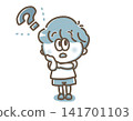 一幅兒童插畫，畫中有一個問號 141701103