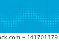 Light blue gradient and square dot pattern 141701379