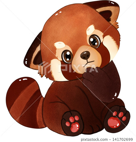 The cute red panda The cute red panda 141702699