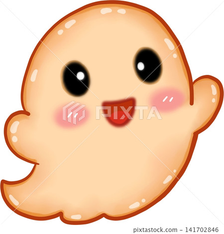 The little cute ghost in Halloween day The little cute ghost in Halloween day 141702846