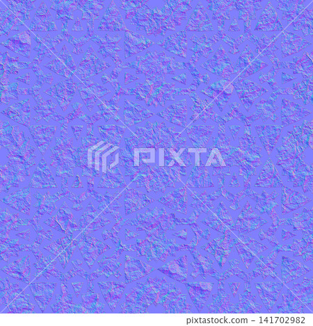 Textured Geometric Mandala Normal Map with Rough Stone Surface Textured Geometric Mandala Normal Map with Rough Stone Surface 141702982