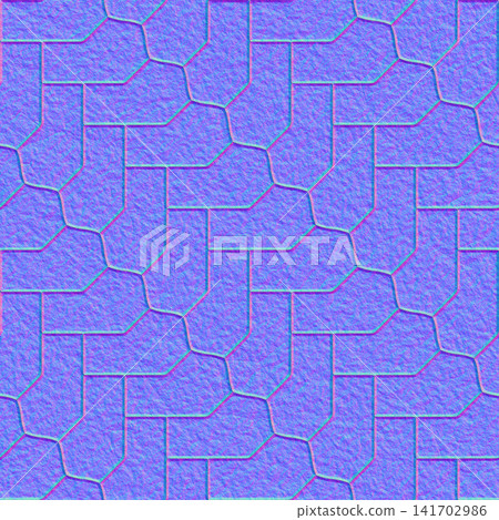Weathered Paving Stones Normal Map with Rough Rock Texture Weathered Paving Stones Normal Map with Rough Rock Texture 141702986