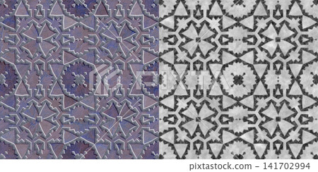 Purple Stone Geometric Pattern and Alpha Map Showcase Purple Stone Geometric Pattern and Alpha Map Showcase 141702994