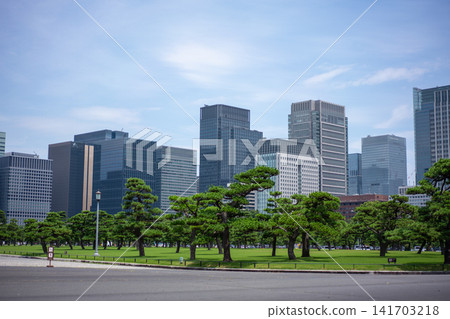 Imperial Palace Gaien and skyscrapers Imperial Palace Gaien and skyscrapers 141703218