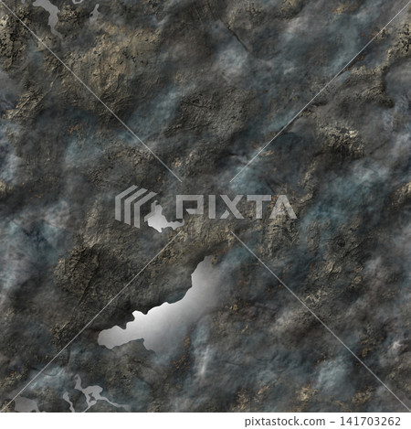 Misty Rocky Mountain Range Terrain Seamless Texture Misty Rocky Mountain Range Terrain Seamless Texture 141703262