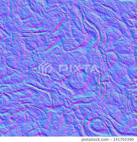Fleshy Organic Tissue Folds Normal Map Pattern Fleshy Organic Tissue Folds Normal Map Pattern 141703390