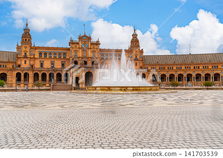 The stunning Plaza de Espana, Seville 141703539