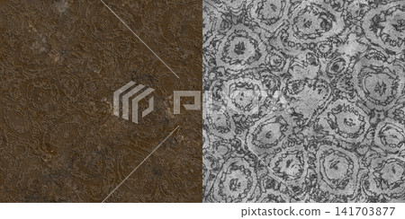 Dark Mud Flats Material and Heightmap Comparison Dark Mud Flats Material and Heightmap Comparison 141703877