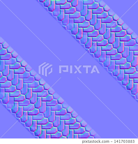 Stylized Diagonal Grid Normal Map Stylized Diagonal Grid Normal Map 141703883